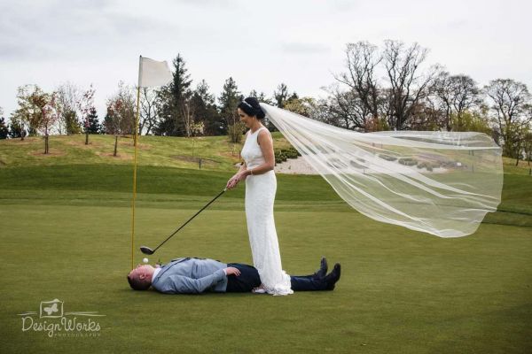 Bride and Groom in the Ceremony