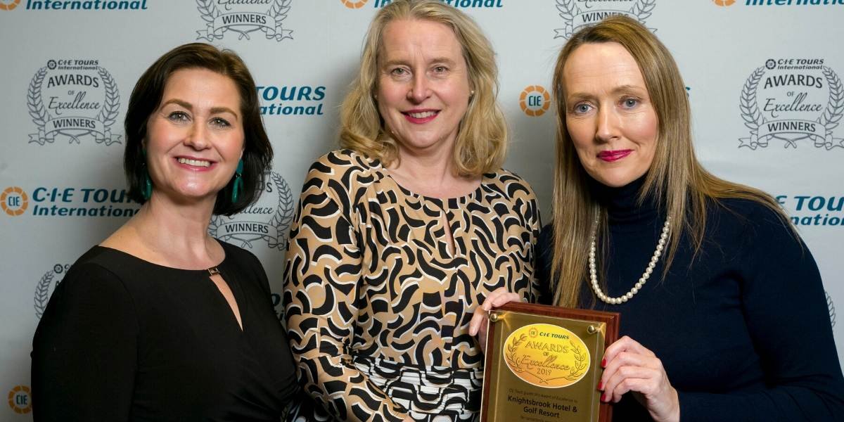 The Knightsbrook Hotel Recognised at CIE Tours Awards
